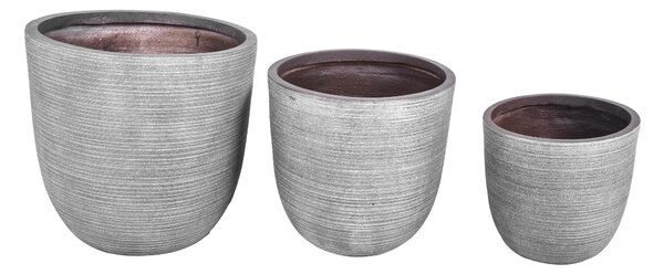 Set 3 Vasi 42 cm Stripe