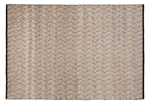 Tappeto Neida in lana marrone 160 x 230 cm