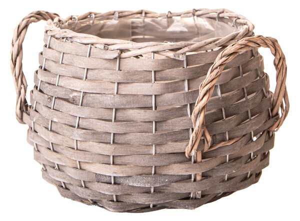 Set 4 Contenitori Decorativo 18 H 16 cm con Manici