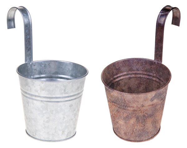 Set 4 Contenitori Decorativo con Gancio 155 H26 cm