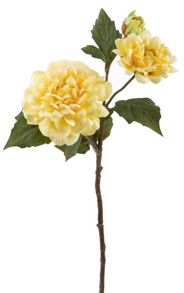 Set 4 Fiori Artificiali di Dalia Composto da 3 Fiori H 59 cm
