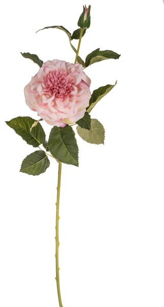 Set 4 Rose Artificiali con Boccio H 69 cm