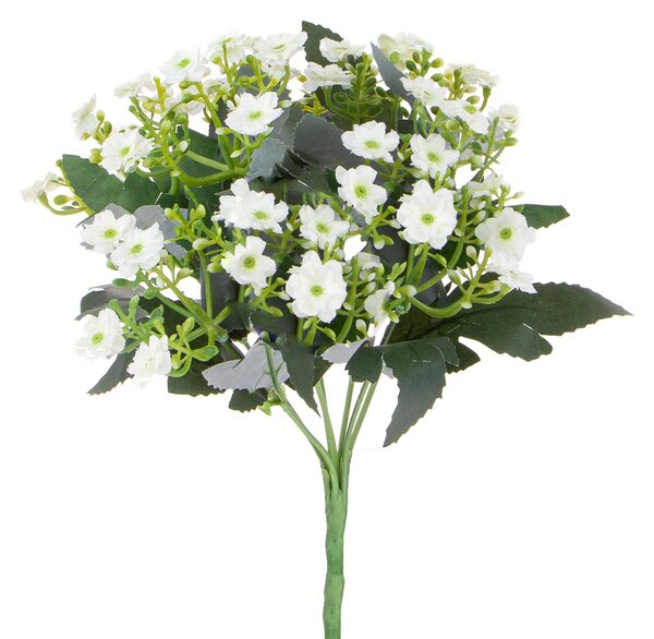 Set 5 Bouquet Artificiali di Mini Calanchoe H 30 cm