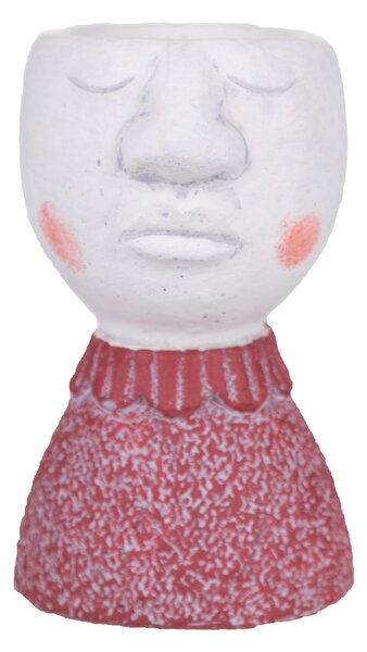 Set 4 Vasi Testa Donna H 15,5 cm