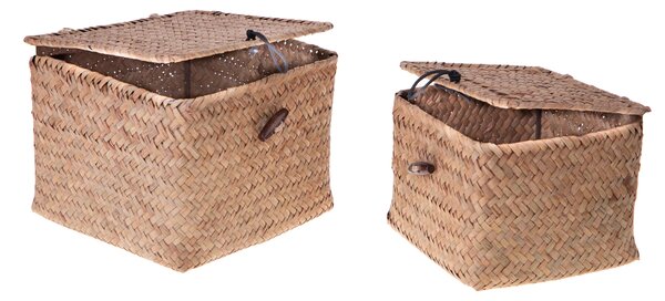 Set Cubi con Coperchio Larghezza Coperchio 16 cmc