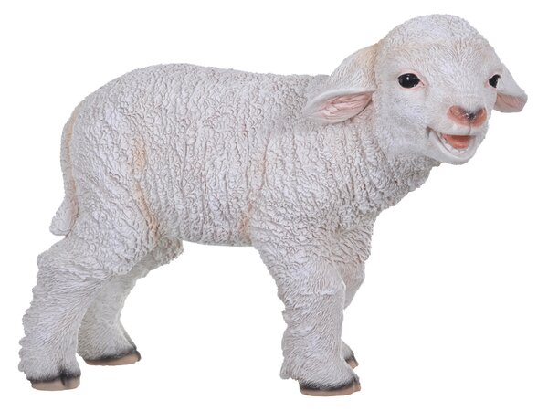 Statuetta Agnello di Resina H 30 cm