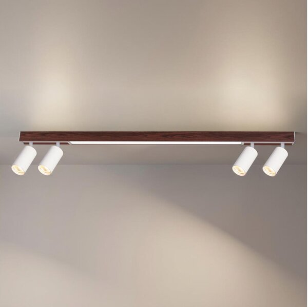 BRILAGI - Faretto LED SELE 4xGU10/30W/230V + LED/25W bianco/decor ciliegia