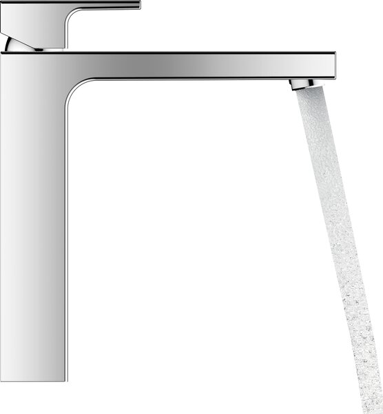 Hansgrohe Vernis Shape Mitigeur monocommandé pour lavabo 190 avec vidage à tirette, 71562000, 71562000
