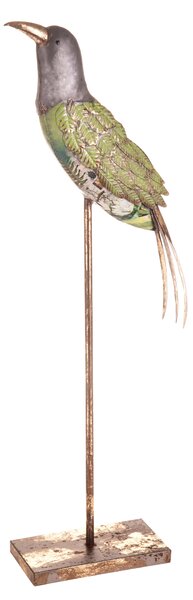 Uccello Metallo H 86,5 cm