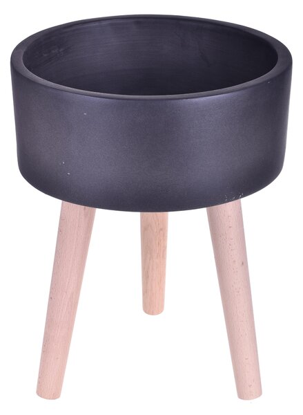 Vaso con Gambe Faggio Misure 35x45 cm