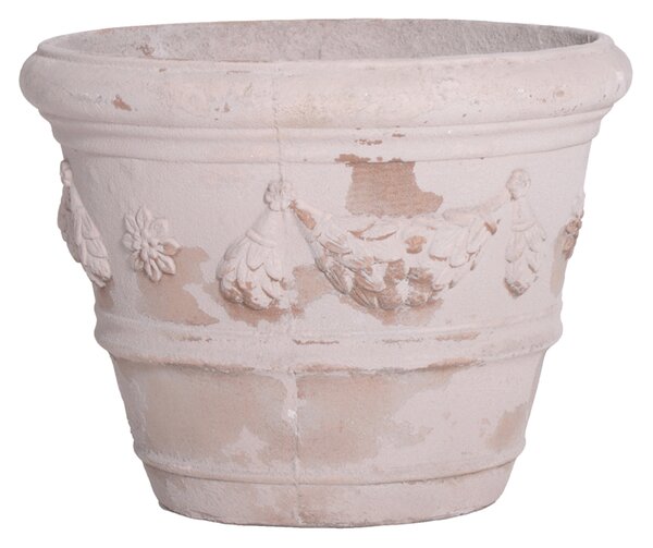 Vaso per Piante Decorato H 34 cm