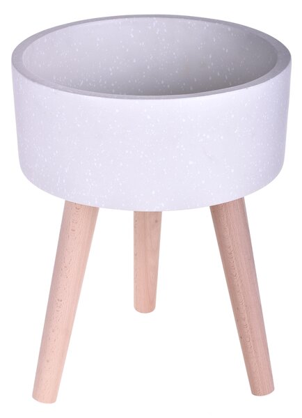 Vaso con Gambe Faggio Misure 35x45 cm