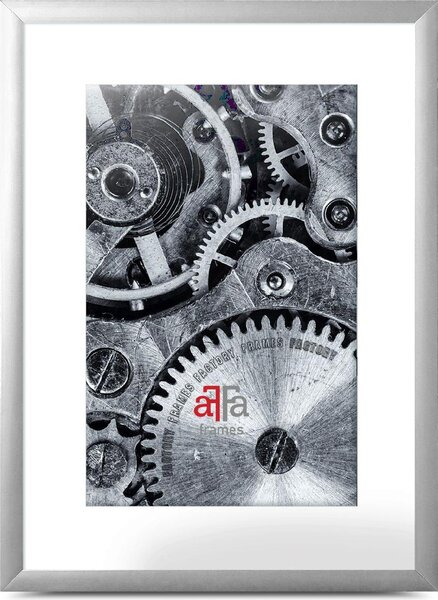 CorniciFactory Cornice in alluminio 21x29,7 cm Argento