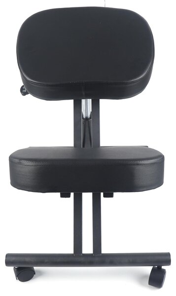 Sedia ergonomica per le ginocchia, colore nero - Altezza regolabile da 50 a 60 cm - Portata massima di 100 kg