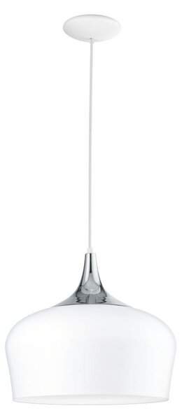 Eglo 95384 Obregon lampada a sospensione cromo bianco