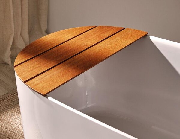 SANYCCES CALMA Vassoio da bagno 77 x 35 x 2,5 cm, legno duro iroko