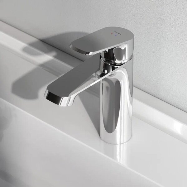 AM.PM Rubinetto da bagno Miscelatore cromato per lavabo Rubinetto da bagno Miscelatore per lavabo Miscelatore monocomando da bagno
