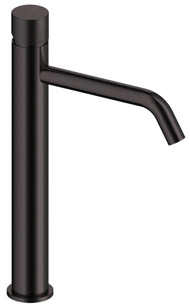 SANYCCES LOOP K ColdOpen Miscelatore monocomando per lavabo 36,3 cm, nero metallizzato