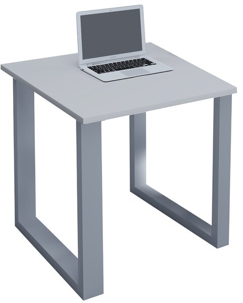 Scrivania in legno | H. 76 x W. 80 x T. 80 cm | Tavolo per computer semplice | piedini in metallo di alta qualità | Tavolo da lavoro | Mobili da ufficio - Lona U