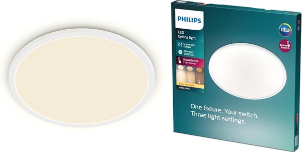 Philips by Signify Philips Plafoniera funzionale super sottile 36 W