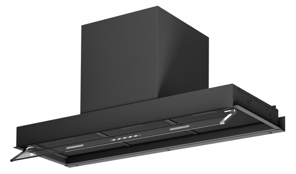 Airforce Cappa Cucina Aspirante/Filtrante Sottopensile Incasso Larghezza 60 cm Profondit 35 cm Classe A colore Nero - CCF3006515 F300 BL/A/60