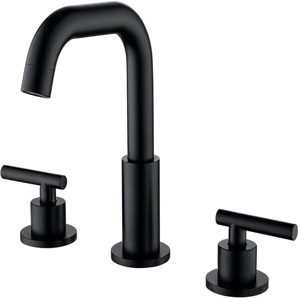 Rubinetto per lavabo - Finitura nero opaco - Rotazione a 360°