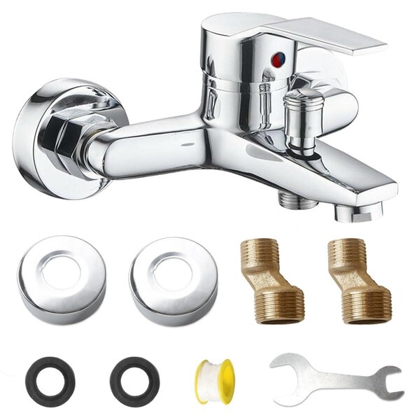 Kit per rubinetto da vasca con accessori di montaggio