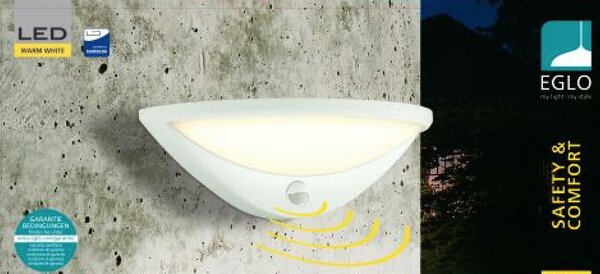 Eglo lampada a sensore bianco lampada da esterno lampada da esterno lampada da parete lampada da parete 97311
