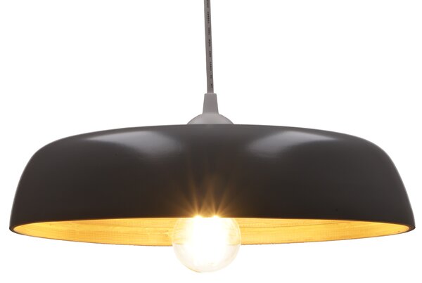 Lampada da soffitto di design / lampada da soffitto, realizzata a mano a Bali in bambù - Modello Bambusa 11, grigio, 8*35*35 cm, lampade a sospensione in materiali naturali