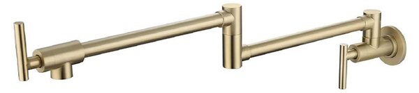 Rubinetto da cucina - Monocomando, solo acqua fredda - Modello universale da incasso - Oro