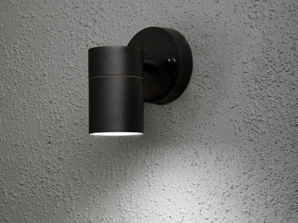 Lampada da parete per esterni a LED, illuminazione per facciate, luce esterna 9cm, nero