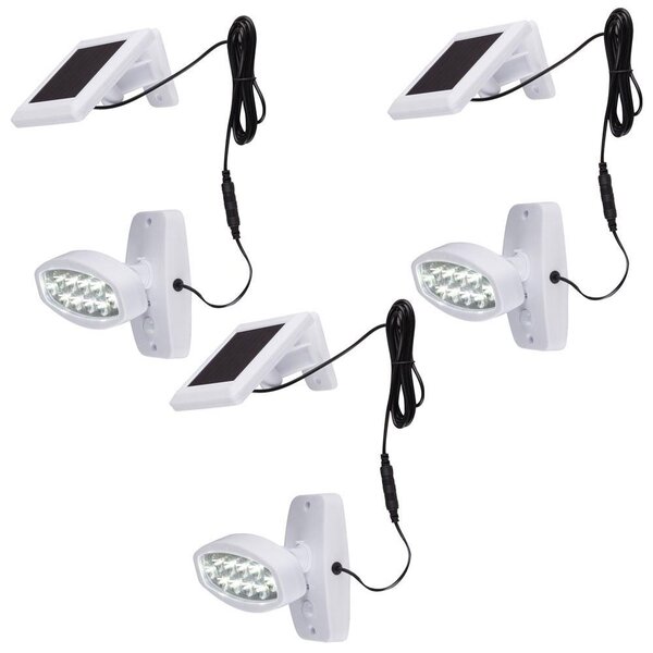Set di 3 applique a LED con rilevatore di movimento