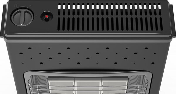 OLIMPIA SPLENDID Stufa Gas Metano / GPL Infrarossi Potenza 4200 W Volume Riscaldabile 100m3 colore Nero Infra Metano S1 - 99233