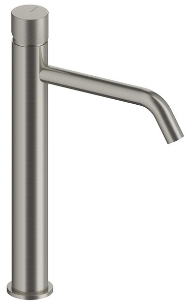 SANYCCES LOOP K ColdOpen Miscelatore monocomando per lavabo 36,3 cm, nichel spazzolato