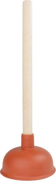 Pulitore per lavelli 140 mm con manico rosso