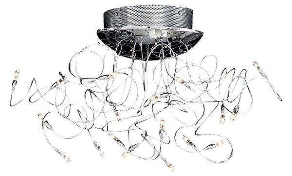 Plafoniera Lampada da soffitto 18 x 10W G4 Ideal Lux Cromo