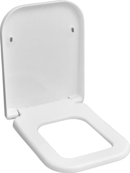 ZETA Sedile WC con chiusura ammortizzata, bianco