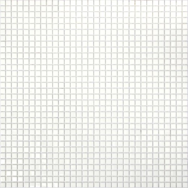Mosaico pasta di vetro Kimka White bianco sp. 4 mm