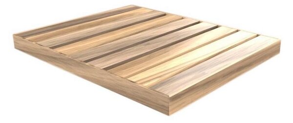 Piatto Doccia da Esterno 100x80 cm in Legno di Okumè Arkema Naturale