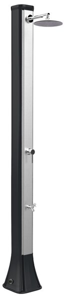 Doccia Solare da Esterno Giardino 30L Miscelatore Arkema Big Happy Five F Grigio Antracite