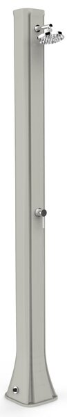 Doccia Solare da Giardino 40L Miscelatore Arkema Big Happy Five Bianco