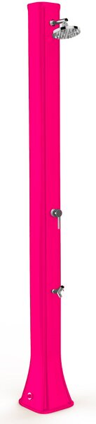 Doccia Solare da Giardino 40L Miscelatore e Lavapiedi Arkema Big Happy Five Fuxia