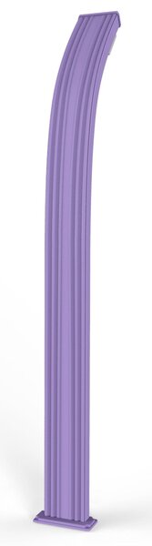 Doccia Solare da Esterno Giardino 30L Miscelatore e Lavapiedi Arkema Spring Viola