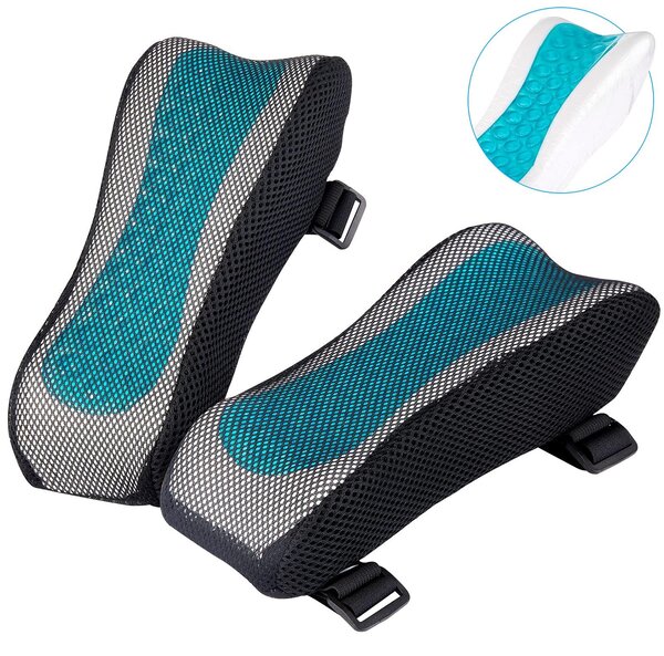Cuscini ergonomici per braccioli di sedie da ufficio, supporti per gomiti per computer