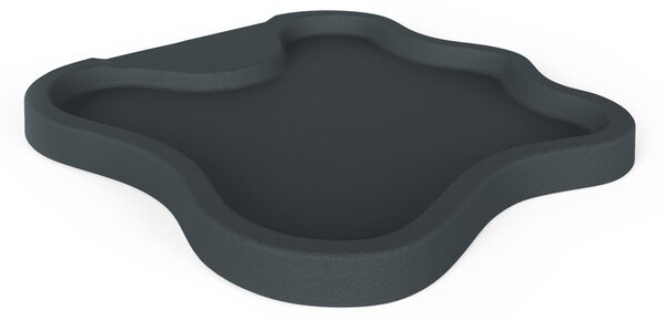 Piatto Doccia da Esterno Giardino in Polietilene HD Arkema Lake Grigio Antracite