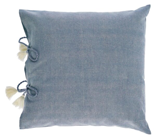 Fodera cuscino Varina 100% cotone blu 45 x 45 cm