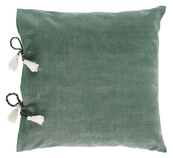Fodera per cuscino Varina 100% cotone verde 45 x 45 cm