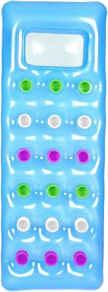 Materassini gonfiabili con finestra, ideali per la spiaggia e la piscina - 188 x 71 cm - Colore: a scelta