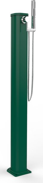 Doccia Solare da Esterno Giardino 20L Miscelatore e Doccetta Mobile Arkema Jolly Go Verde