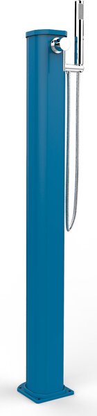 Doccia Solare da Esterno Giardino 20L Miscelatore e Doccetta Mobile Arkema Jolly Go Blu